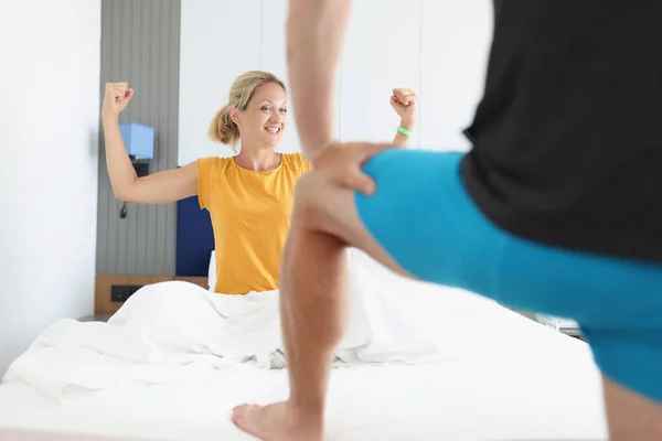 Happy couple celebrating better stamina after using HorseFil Gummies
